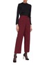 Figure View - Click To Enlarge - HELMUT LANG - Twill wide leg carpenter pants