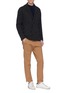 Figure View - Click To Enlarge - CAMOSHITA - Notched lapel wool blend cardigan