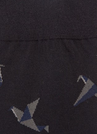 Detail View - Click To Enlarge - FALKE - 'Paper Crane' intarsia socks