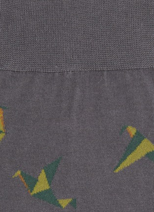 Detail View - Click To Enlarge - FALKE - 'Paper Crane' intarsia socks