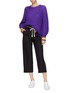 Figure View - Click To Enlarge - SHORT SENTENCE - Colourblock cuff sweater