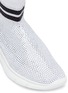 Detail View - Click To Enlarge - JOSHUA SANDERS - Strass knit sock sneakers