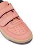 Detail View - Click To Enlarge - ACNE STUDIOS - Face patch strap leather kids sneakers
