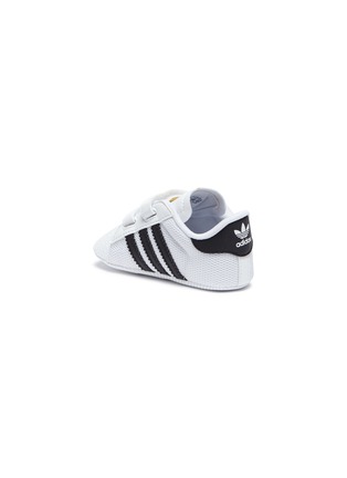 Figure View - Click To Enlarge - ADIDAS - 'Superstar Crib' mesh toddler sneakers