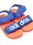Detail View - Click To Enlarge - ADIDAS - Logo splatter print toddler beach sandals