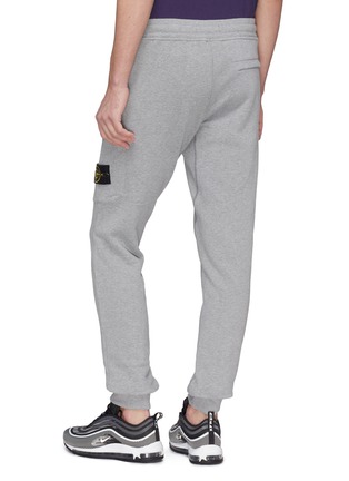 Back View - Click To Enlarge - STONE ISLAND - Patch pocket sweatpants