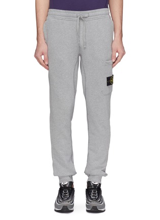 Main View - Click To Enlarge - STONE ISLAND - Patch pocket sweatpants