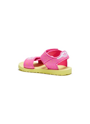 Figure View - Click To Enlarge - ADIDAS - Logo splatter print toddler beach sandals