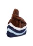 Figure View - Click To Enlarge - SIMONETTA RAVIZZA - 'Furrissima' stripe mink fur sac bag