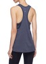Back View - Click To Enlarge - THE UPSIDE - 'Bootcamp' logo print performance tank top