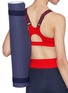 Detail View - Click To Enlarge - THE UPSIDE - Logo print racerback sports bra
