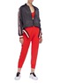 Figure View - Click To Enlarge - THE UPSIDE - 'Deontay' logo print outseam jogging pants