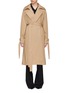 Main View - Click To Enlarge - J.CRICKET - 'Trapez' sash cuff epaulette belted trench coat