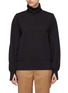 Main View - Click To Enlarge - J.CRICKET - Guipure lace back high neck sweatshirt