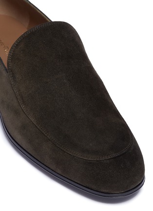 Detail View - Click To Enlarge - GIANVITO ROSSI - Suede loafers