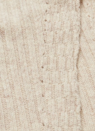  - MIJEONG PARK - Drape rib knit oversized high neck sweater