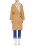 Main View - Click To Enlarge - MIJEONG PARK - Belted colourblock panel trench coat