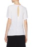 Back View - Click To Enlarge - PROENZA SCHOULER - Tie front T-shirt