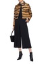 Figure View - Click To Enlarge - PROENZA SCHOULER - Tiger jacquard cropped jacket