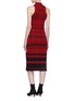 Back View - Click To Enlarge - PROENZA SCHOULER - Drop stitch rib knit dress