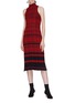 Figure View - Click To Enlarge - PROENZA SCHOULER - Drop stitch rib knit dress