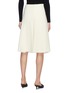 Back View - Click To Enlarge - PROENZA SCHOULER - Godet bouclé wrap skirt