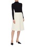 Figure View - Click To Enlarge - PROENZA SCHOULER - Godet bouclé wrap skirt