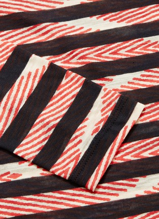  - PROENZA SCHOULER - Chevron stripe long sleeve T-shirt