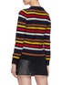 Back View - Click To Enlarge - SONIA RYKIEL - Zigzag stripe cashmere sweater