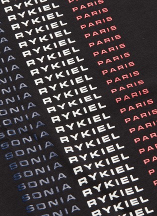  - SONIA RYKIEL - Logo textured print T-shirt