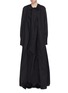 Main View - Click To Enlarge - THE ROW - 'Adesuwa' detachable coat silk sleeveless gown