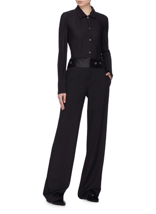 Figure View - Click To Enlarge - THE ROW - 'Camise' plissé pleated shirt