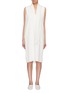 Main View - Click To Enlarge - THE ROW - 'Flynn' detachable scarf neck tie shift dress