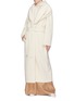 Figure View - Click To Enlarge - THE ROW - 'Tooman' detachable scarf belted melton coat
