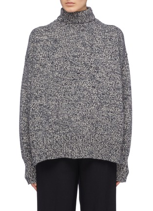 Main View - Click To Enlarge - THE ROW - 'Pheliana' marled cashmere turtleneck sweater