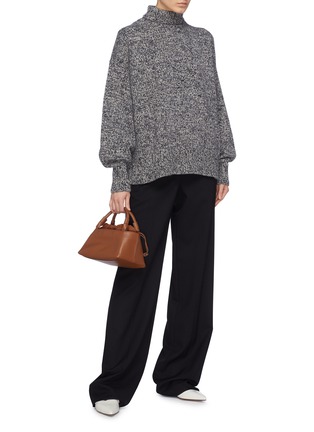Figure View - Click To Enlarge - THE ROW - 'Pheliana' marled cashmere turtleneck sweater