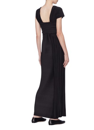 Back View - Click To Enlarge - THE ROW - 'Allure' plissé pleated gathered dress