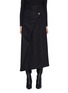 Main View - Click To Enlarge - THE ROW - 'Sinid' asymmetric wrap wool melton skirt