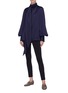 Figure View - Click To Enlarge - THE ROW - 'Asta' tie neck blouson sleeve blouse
