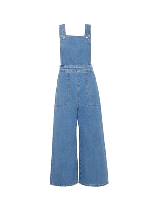 Main View - Click To Enlarge - TOPSHOP - Washed denim dungarees