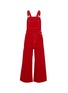 Main View - Click To Enlarge - TOPSHOP - Frayed cuff denim dungarees