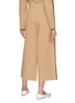 Back View - Click To Enlarge - VICTORIA, VICTORIA BECKHAM - Stripe outseam knit culottes