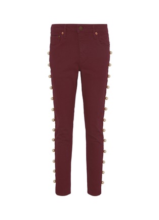Main View - Click To Enlarge - 73115 - Pearl outseam jeans
