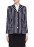 Main View - Click To Enlarge - THOM BROWNE  - Banker stripe single-breasted jacket