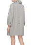 Back View - Click To Enlarge - THOM BROWNE  - Rose appliqué collar coat