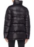 Back View - Click To Enlarge - ALEXANDER WANG - Credit card textured print oversized down puffer jacket