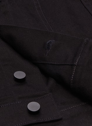 Detail View - Click To Enlarge - ALEXANDER WANG - Button front denim skirt