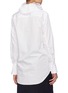 Back View - Click To Enlarge - 10478 - Organdy ruffle collar cotton-silk shirt