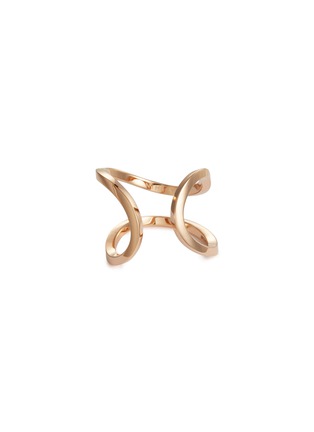 Main View - Click To Enlarge - DAUPHIN - 'Serpentine' 18k rose gold ring