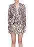 Main View - Click To Enlarge - SILVIA TCHERASSI - 'Emily' batwing sleeve leopard print silk blouse